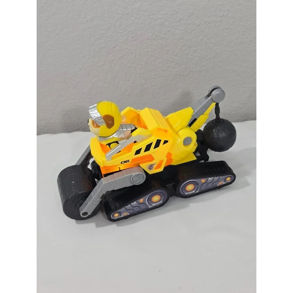 Paw Patrol Mighty Movie Rubble with Figure Bulldozer Wrecking Ball Lights Sounds